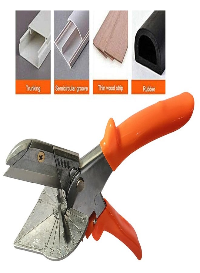 Inditrust 1pc Multi Meter Shear Cutter, 45-135 Degree Adjustable Angle Scissors Trim Shears Hand Tools for Cutting Soft Wood, Plastic, PVC Multi - Image 2